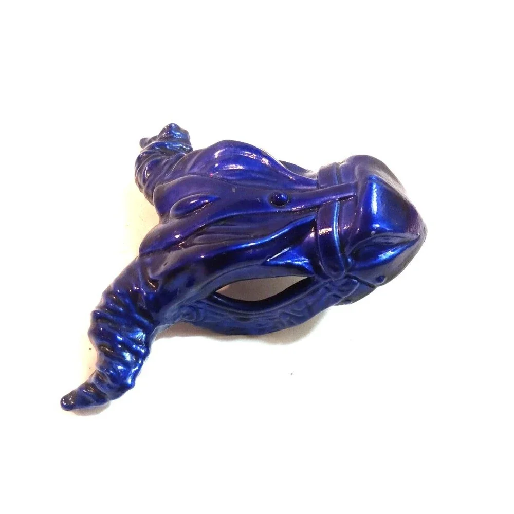 Mega Bloks Dragons Dark Metallic Blue Face Mask